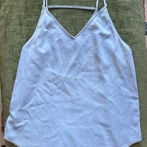 LOFT, Chambray Strappy Cami, Medium
